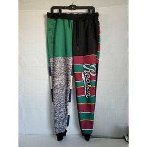 Reason Clothing Varsity Letter Highrise Joggers,